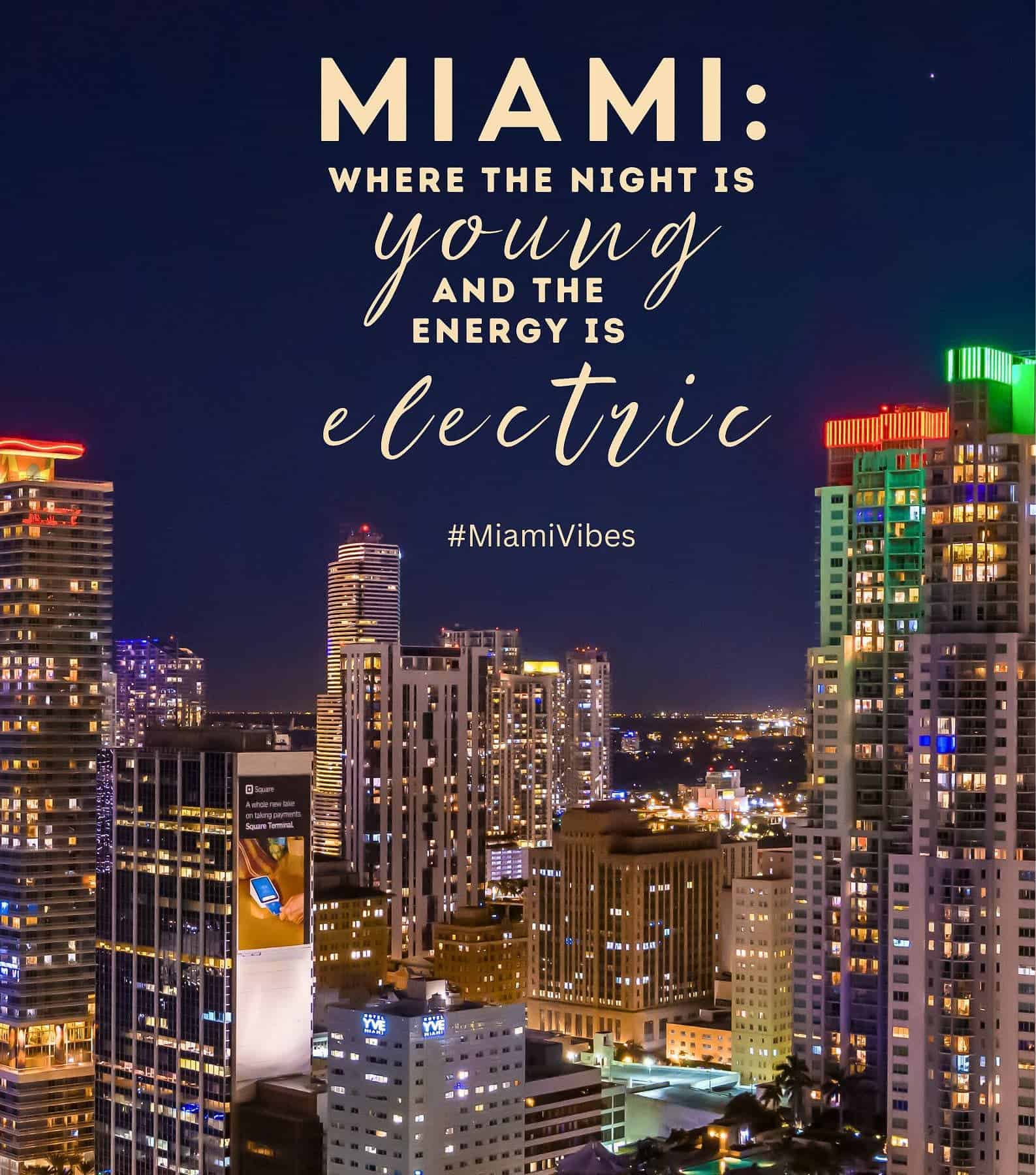 Miami Night Out Instagram Captions. Miami: where the night is young and the energy is electric.