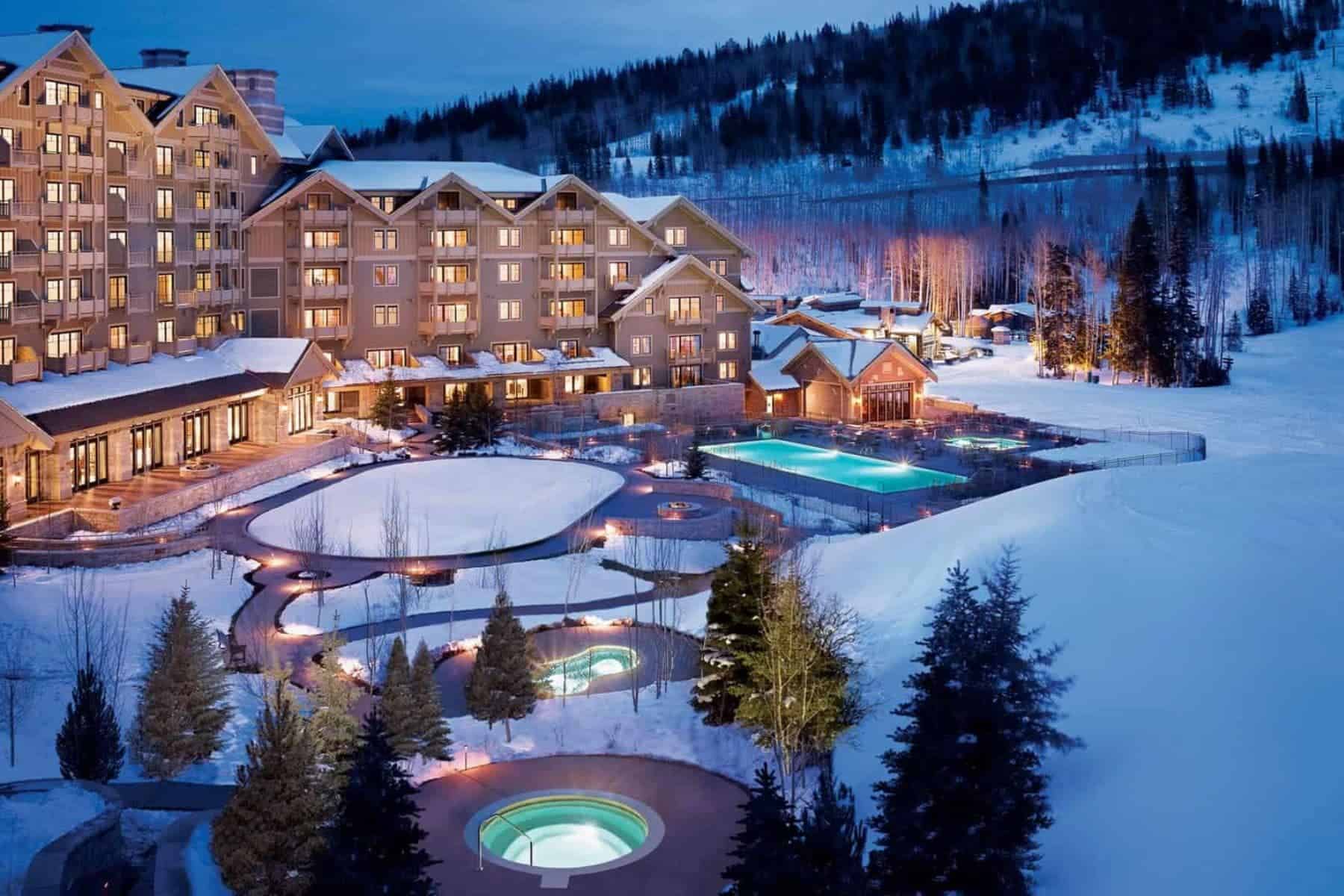 Montage Deer Valley Park City Aerial