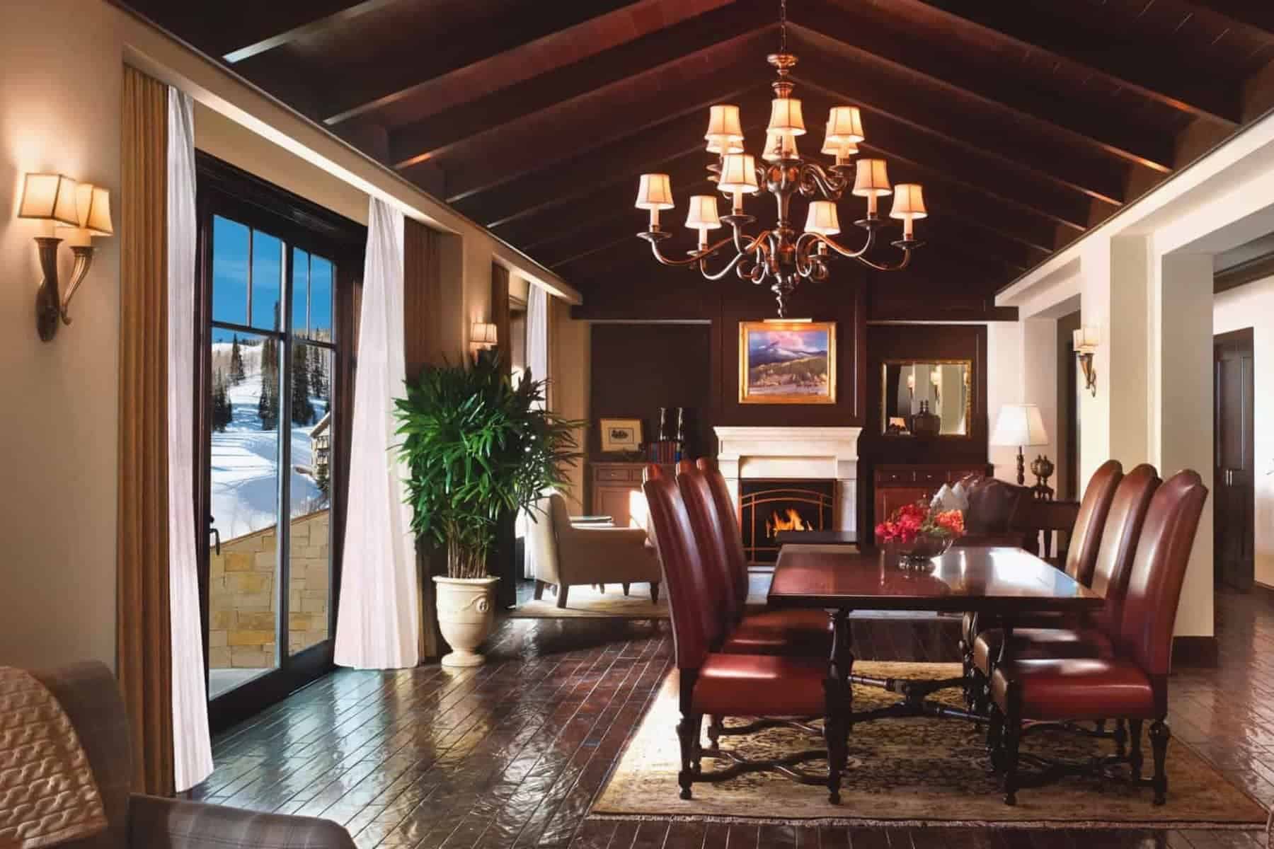 Montage Deer Valley Park City Dining Room