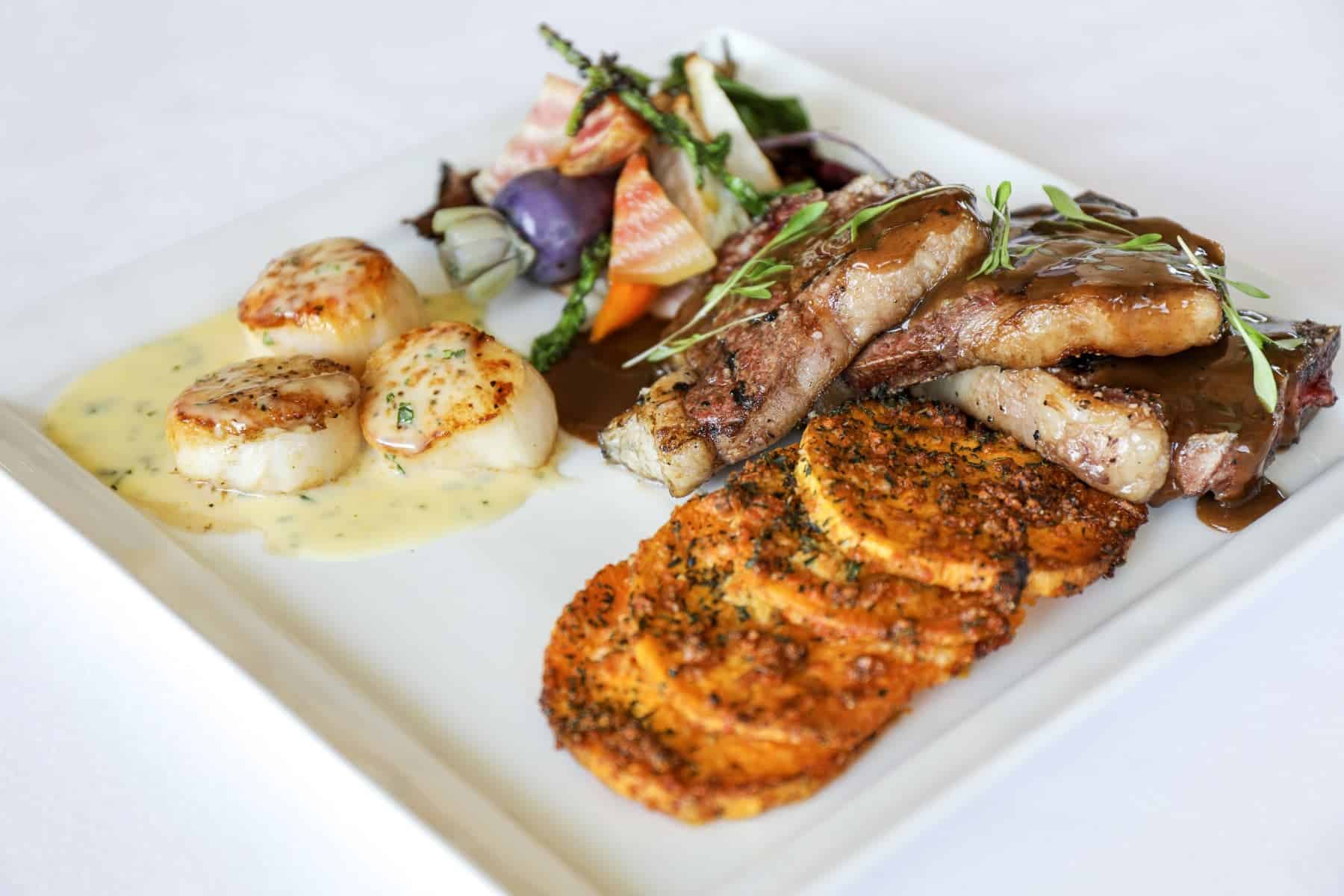 Moody Gardens Shearns Entree