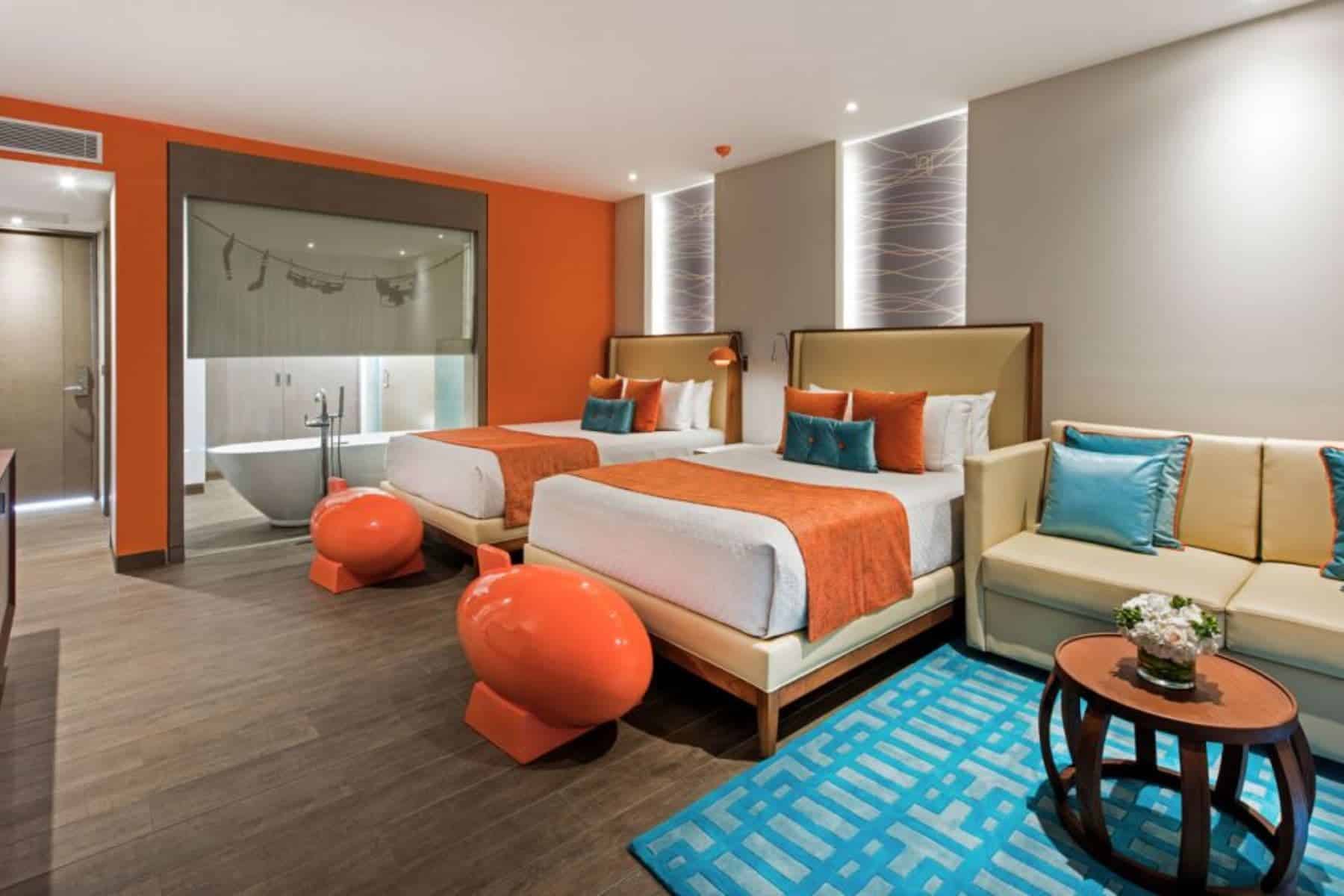 Nickelodeon Swim Up Suite Bedroom