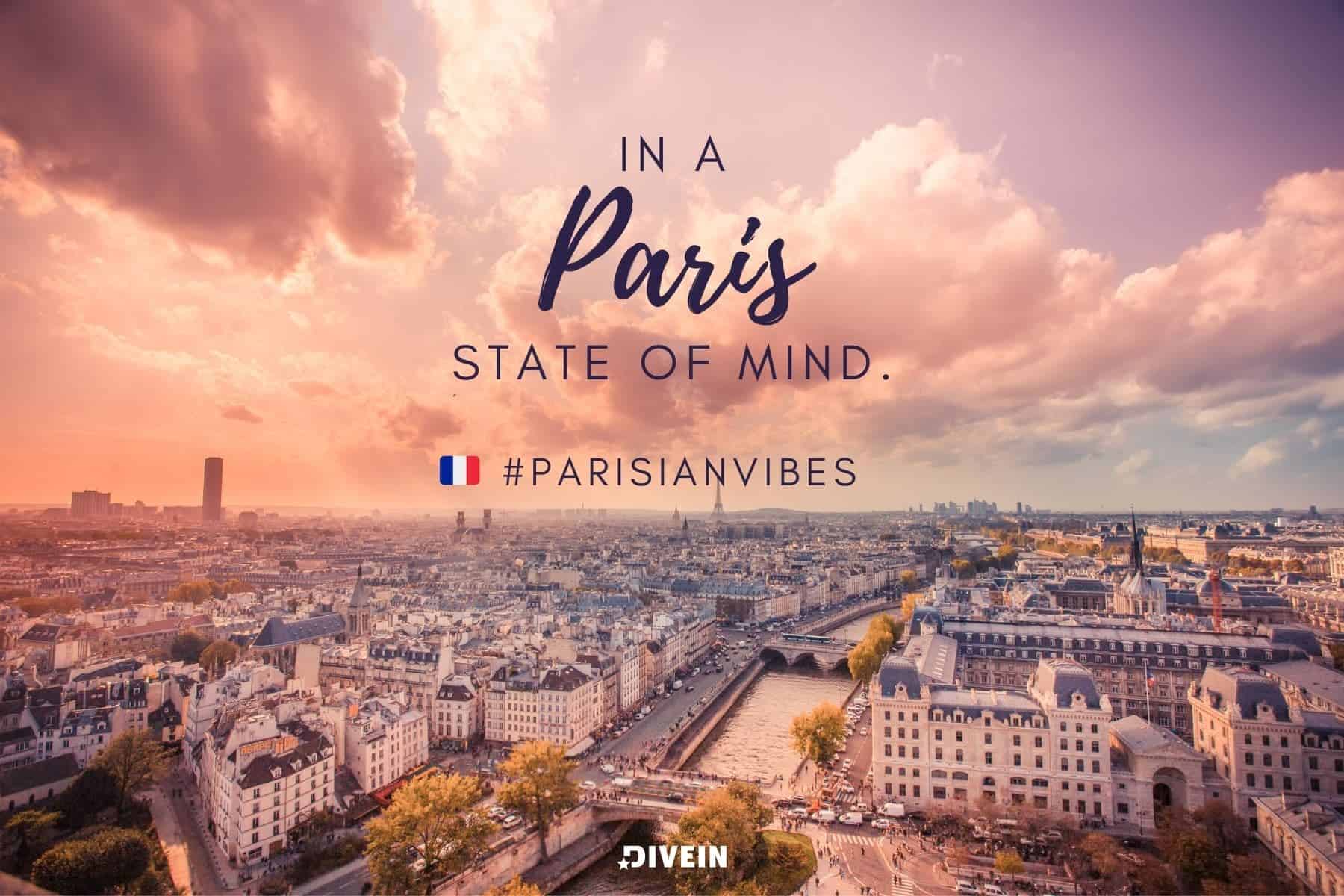 paris instagram captions. in a paris state of mind. 🇫🇷 #parisianvibes