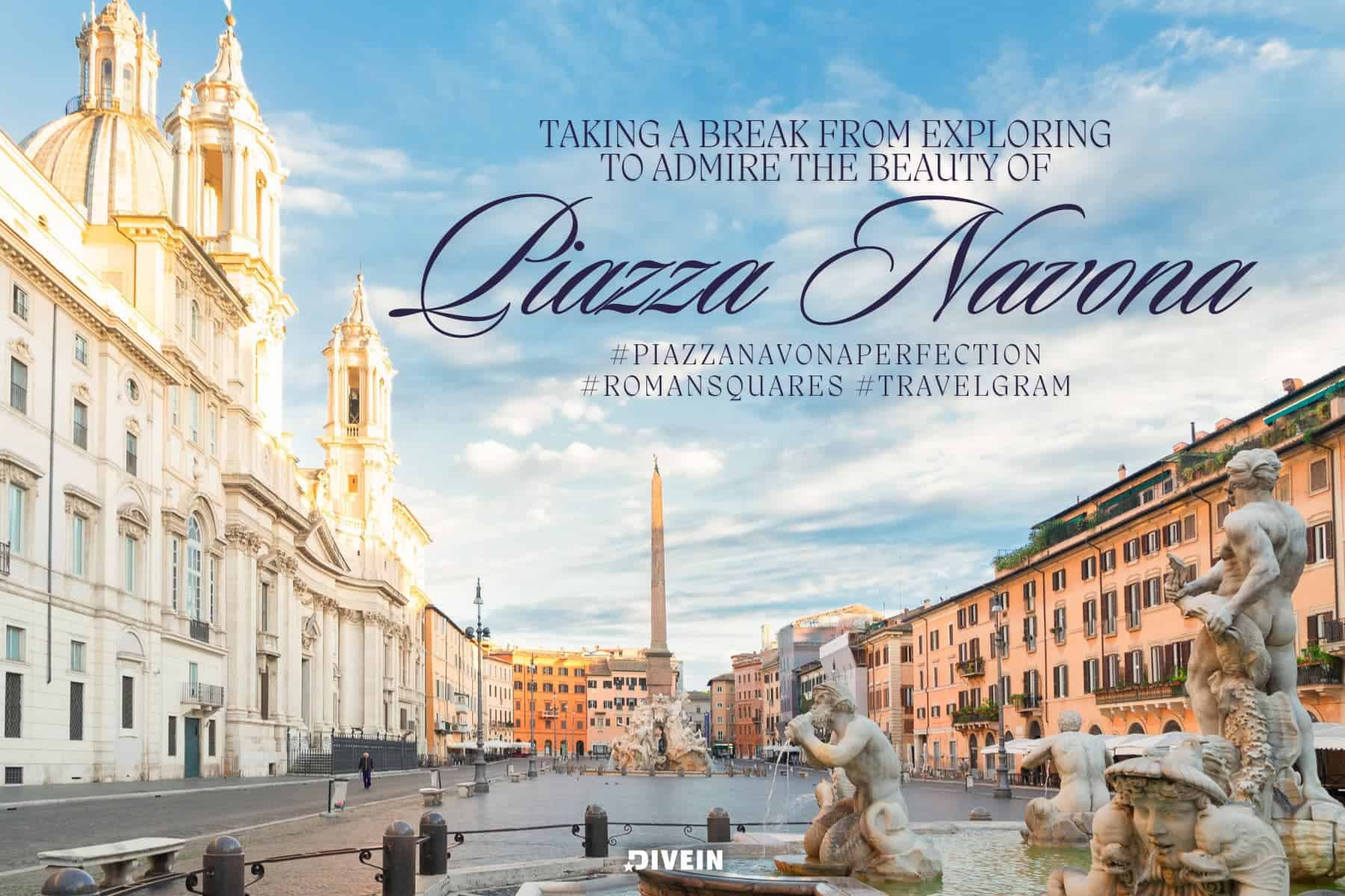 ig captions for piazza navona