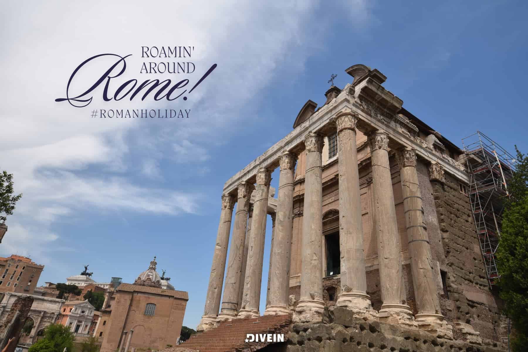 short rome instagram captions