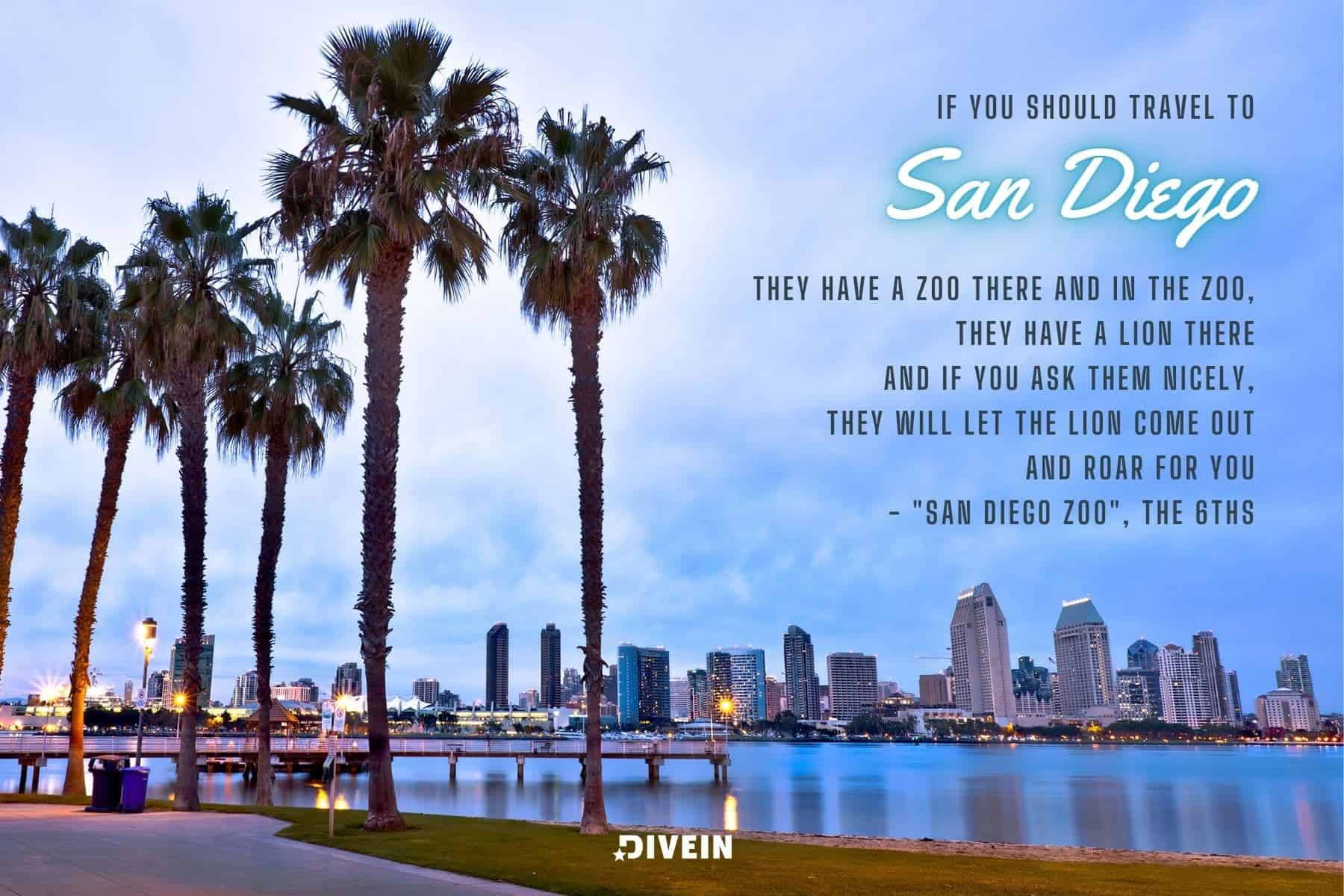 san diego quotes from songs