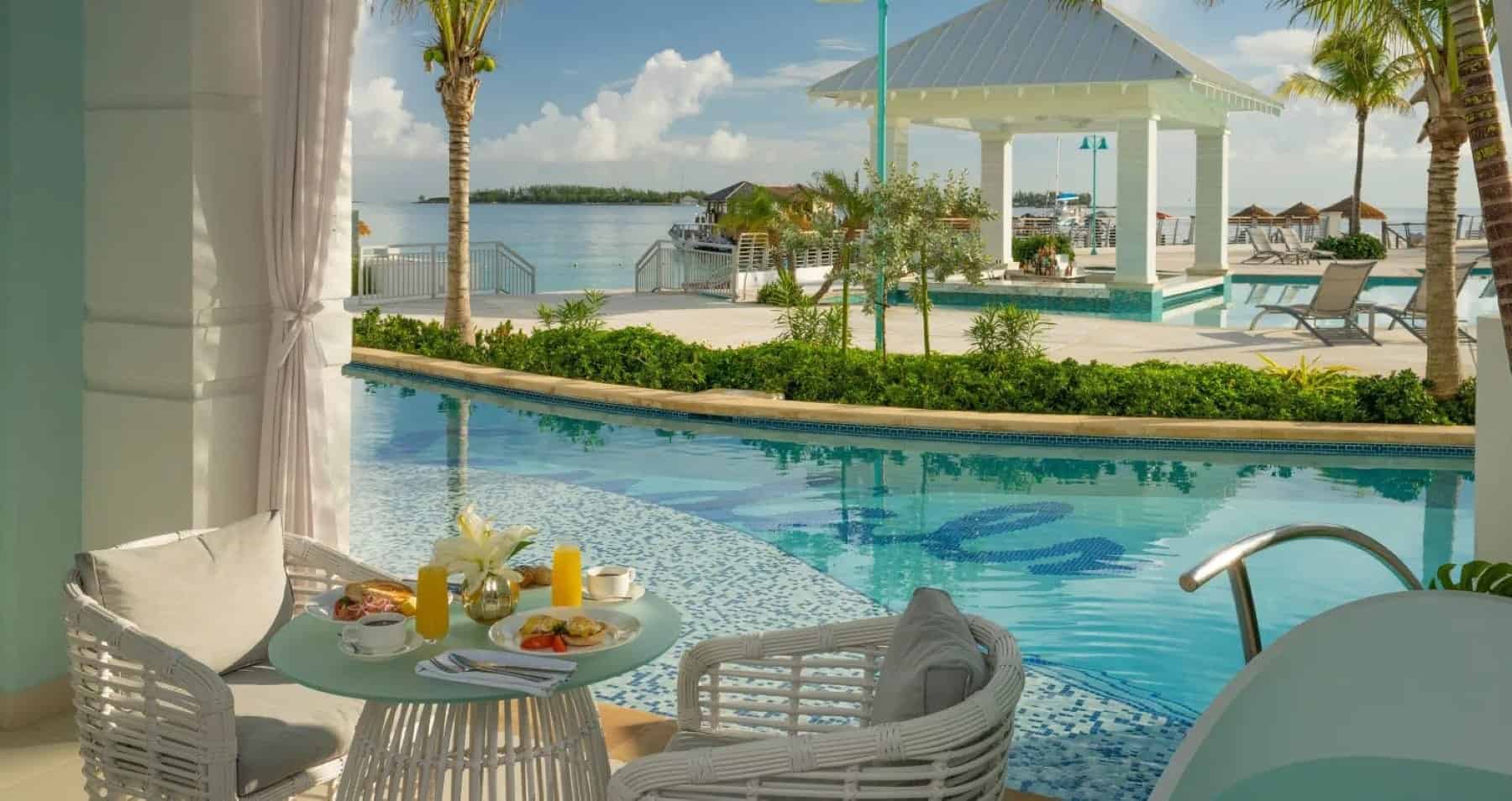 Sandals Royal Bahamian Nassau Breakfast Pool Access