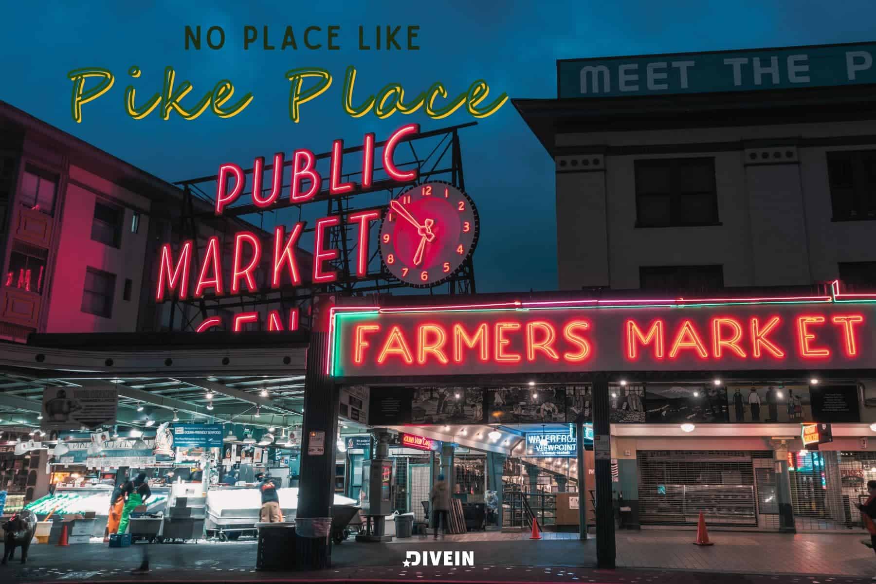 pike place market instagram captions