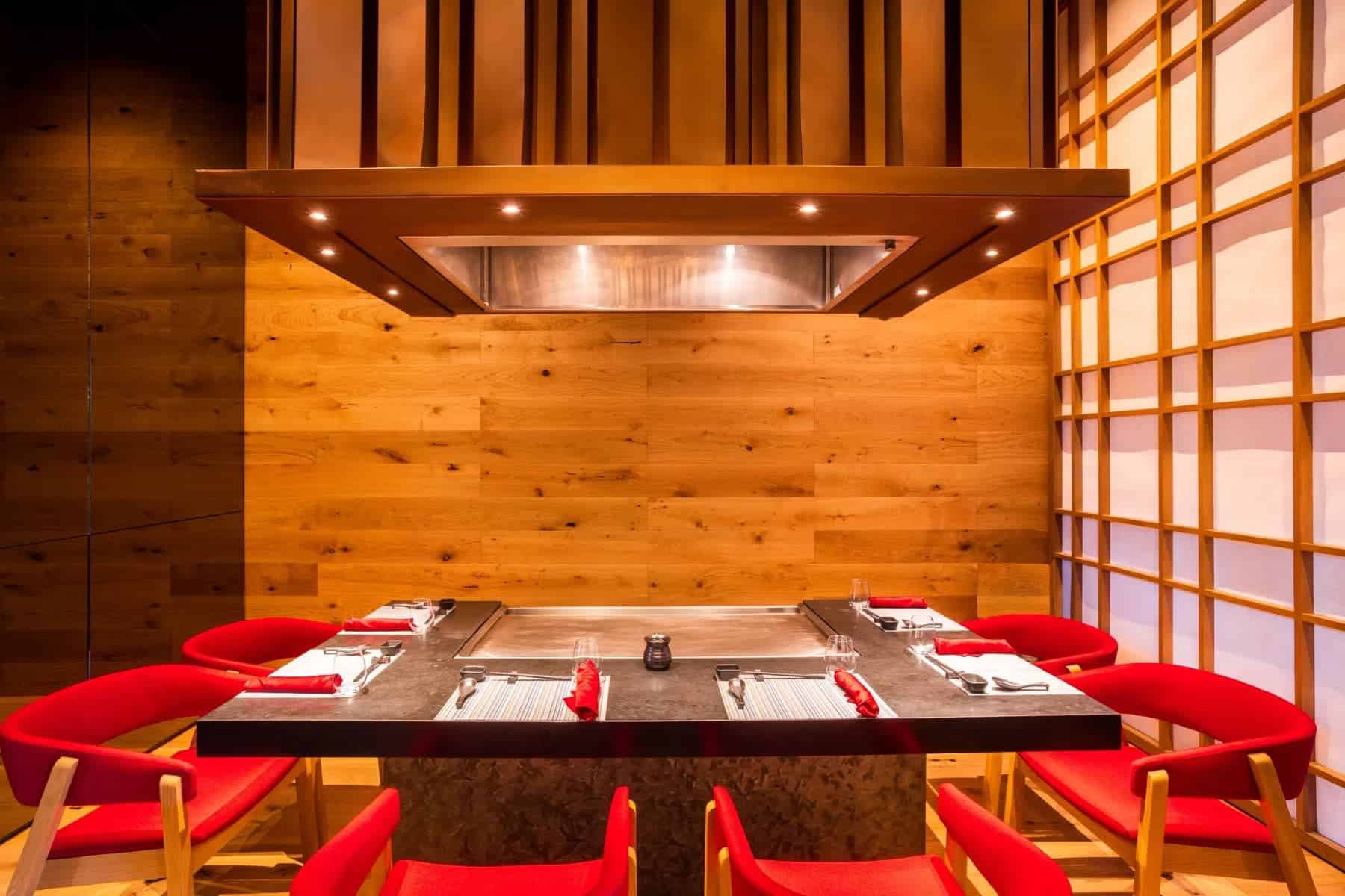 Secrets Maroma Beach Himitsu Teppanyaki Table