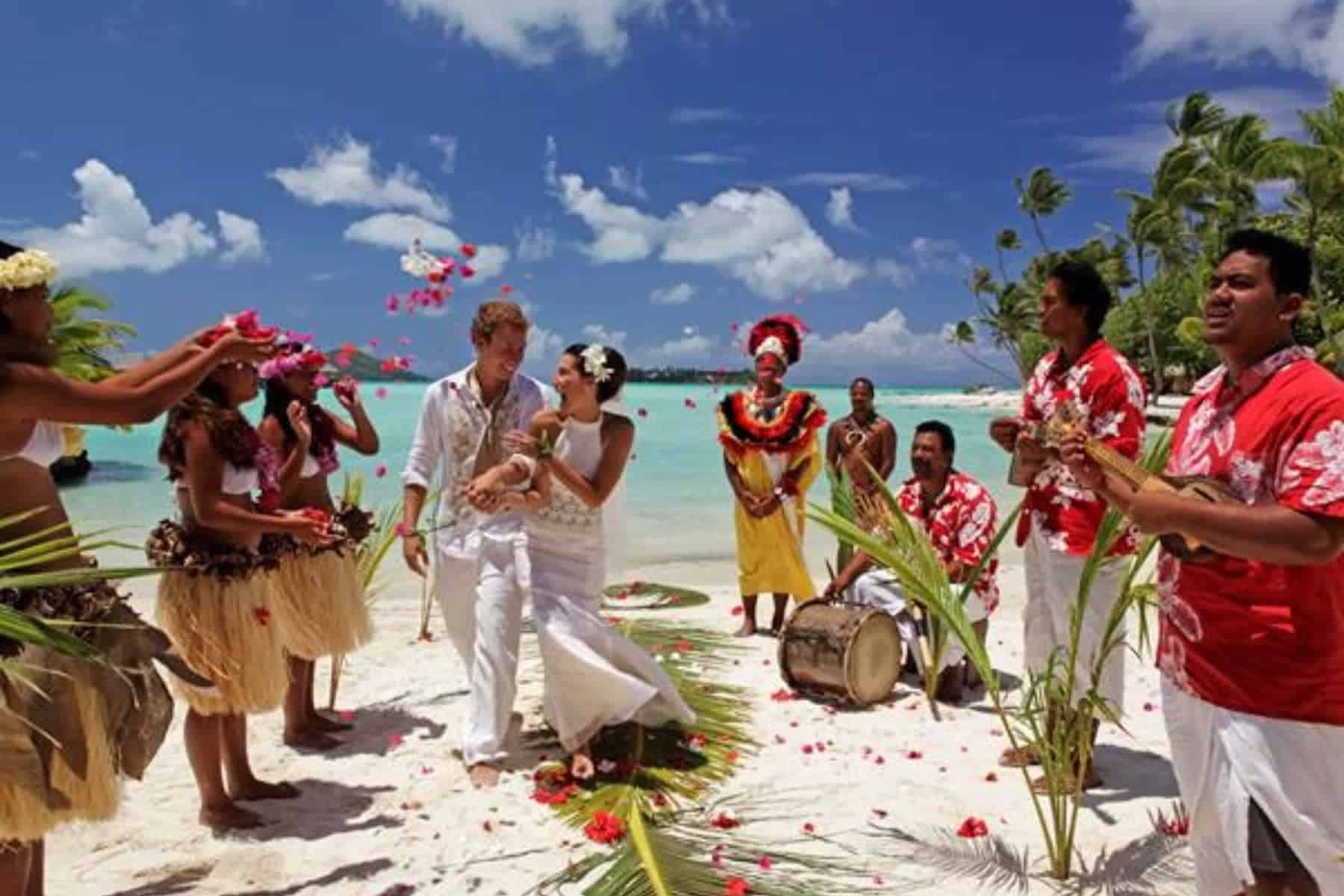 The Beach Wedding At Le Bora