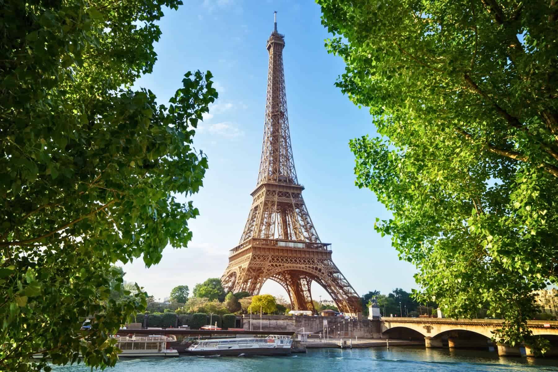 The Beautiful Eiffel Tower Of Paris