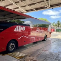 The Bus To Playa Del Carmen For The An Afternoon