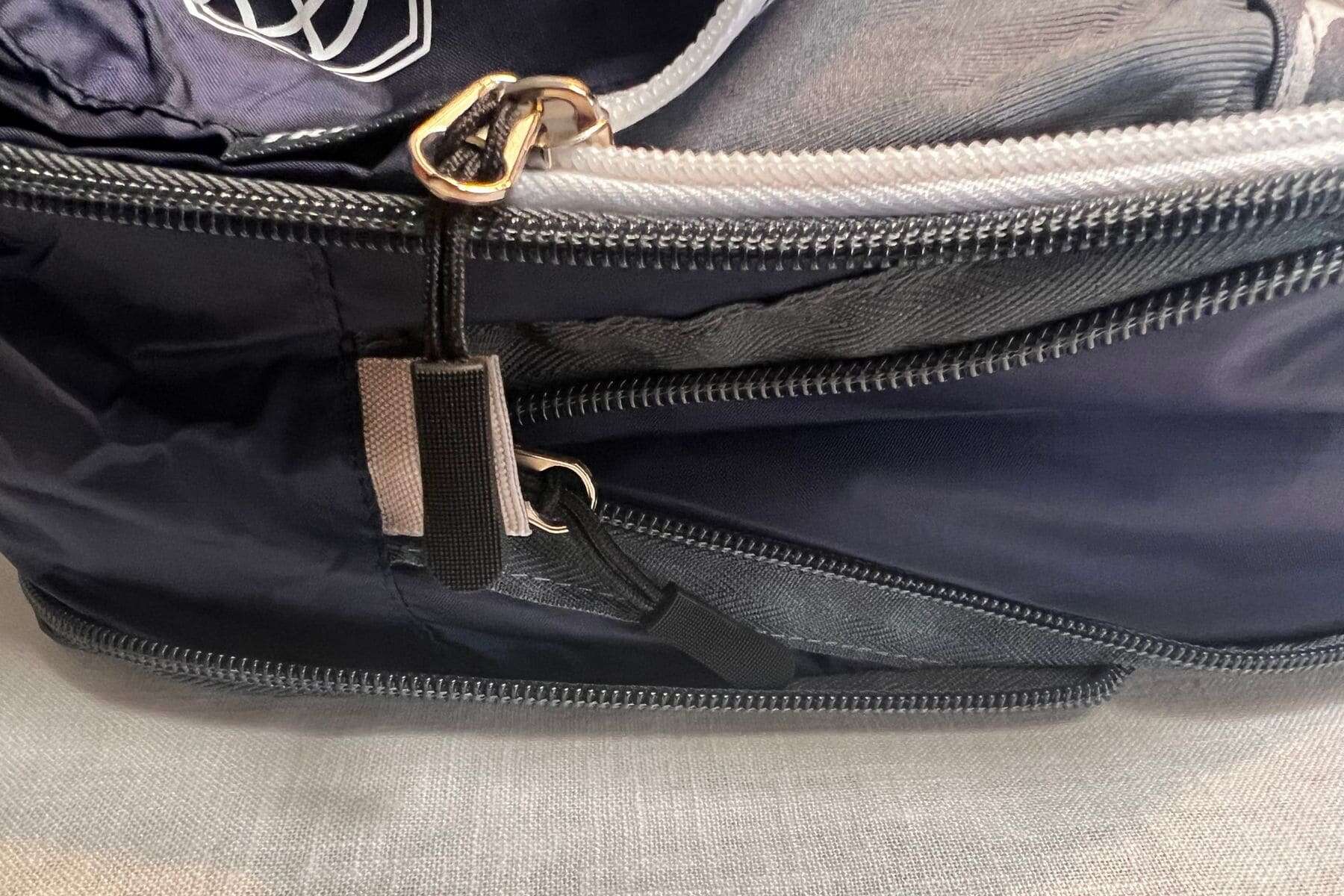 Tripped Compression Packing Cubes Zipper