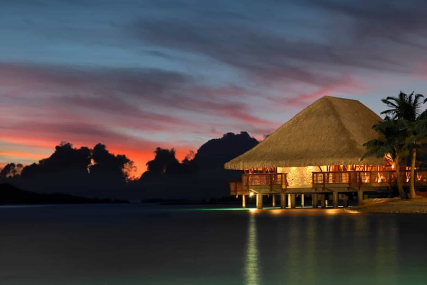 View At Night In Four Season Resort