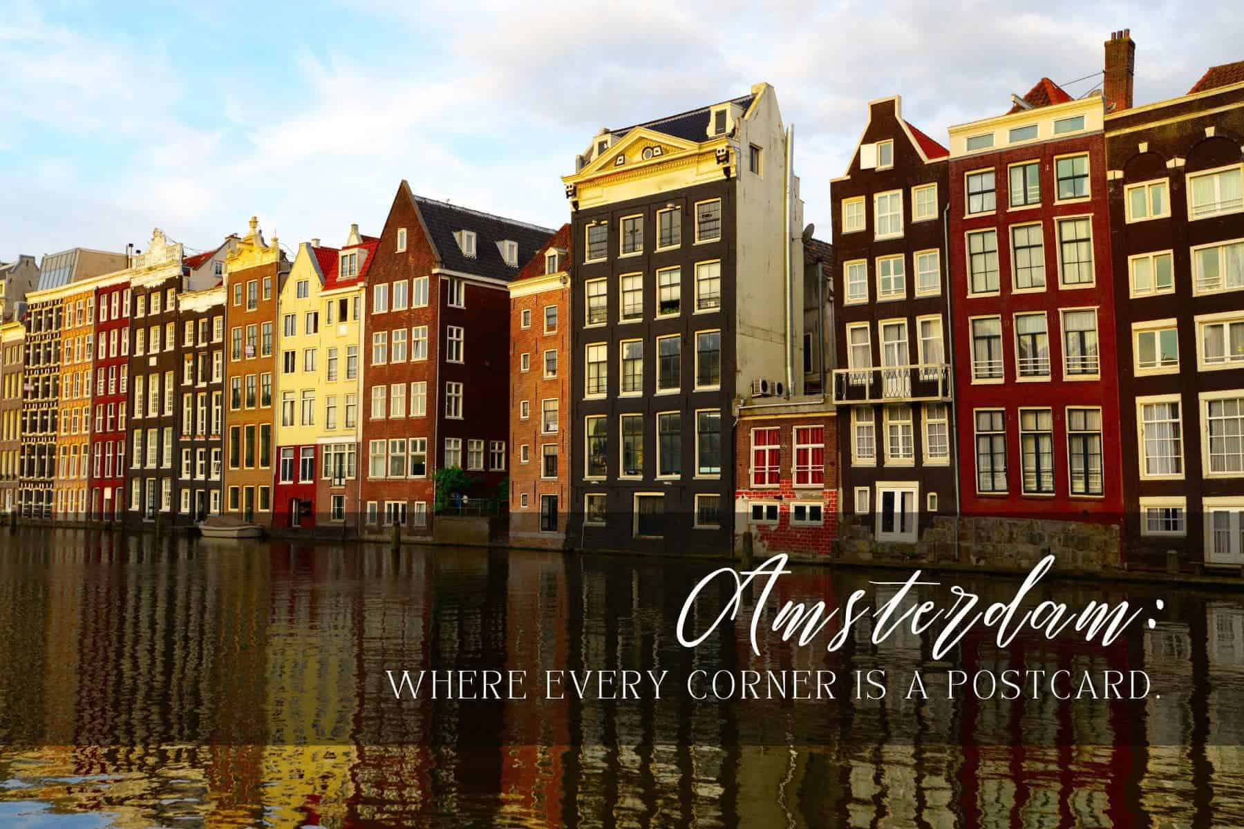 Amsterdam Captions For Instagram Postcards