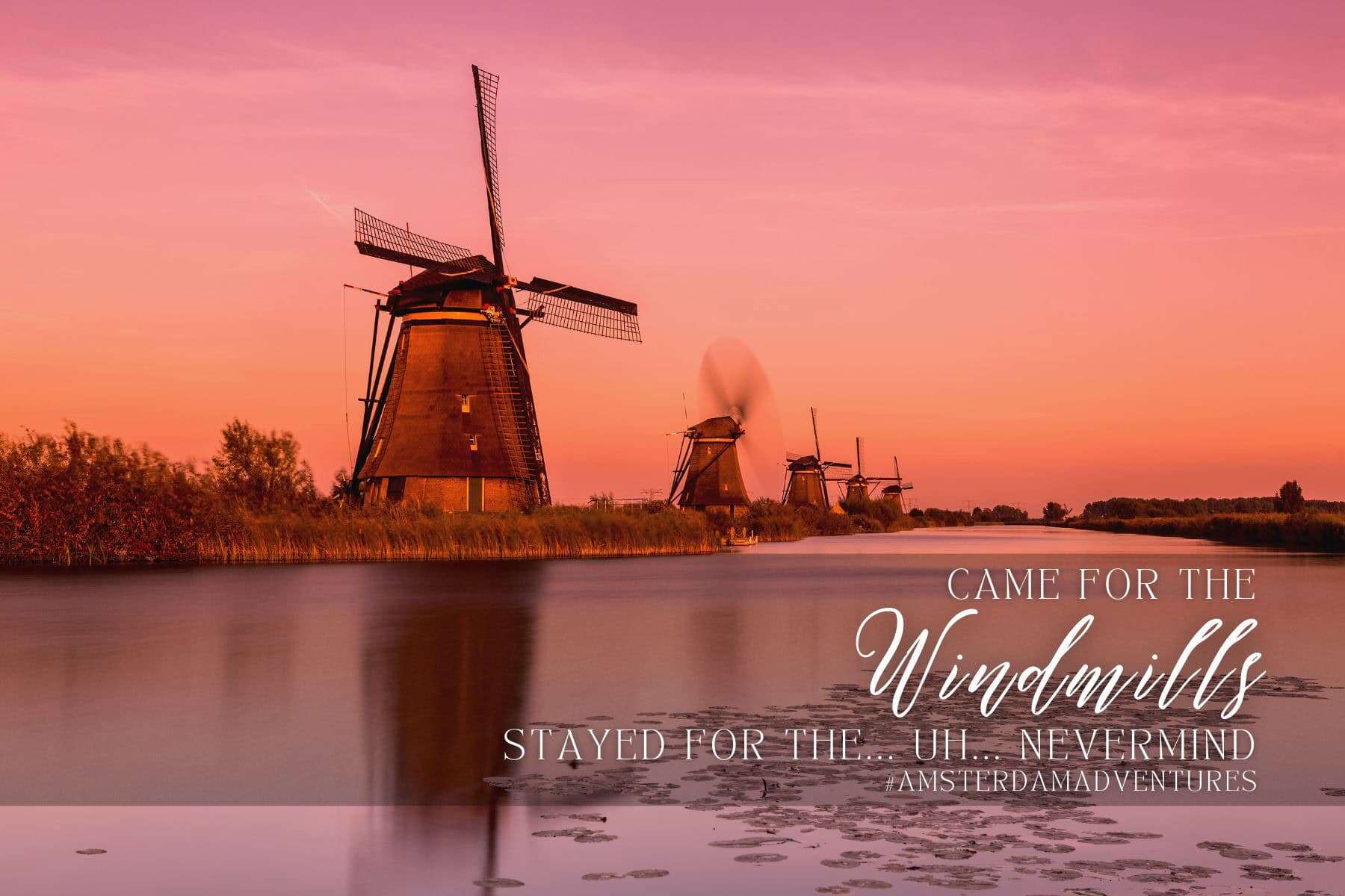 Amsterdam Captions For Instagram Windmill