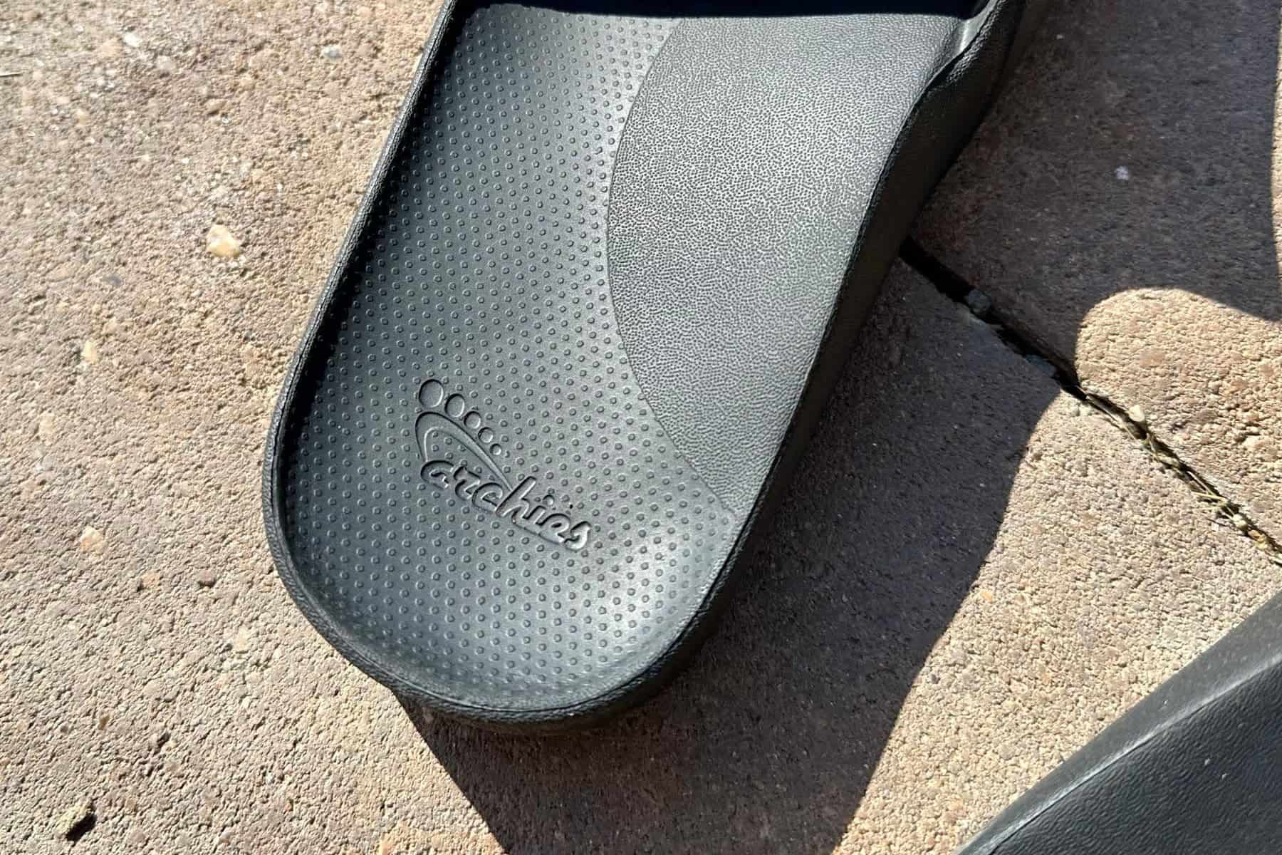 Archies Arch Support Slides Heel View