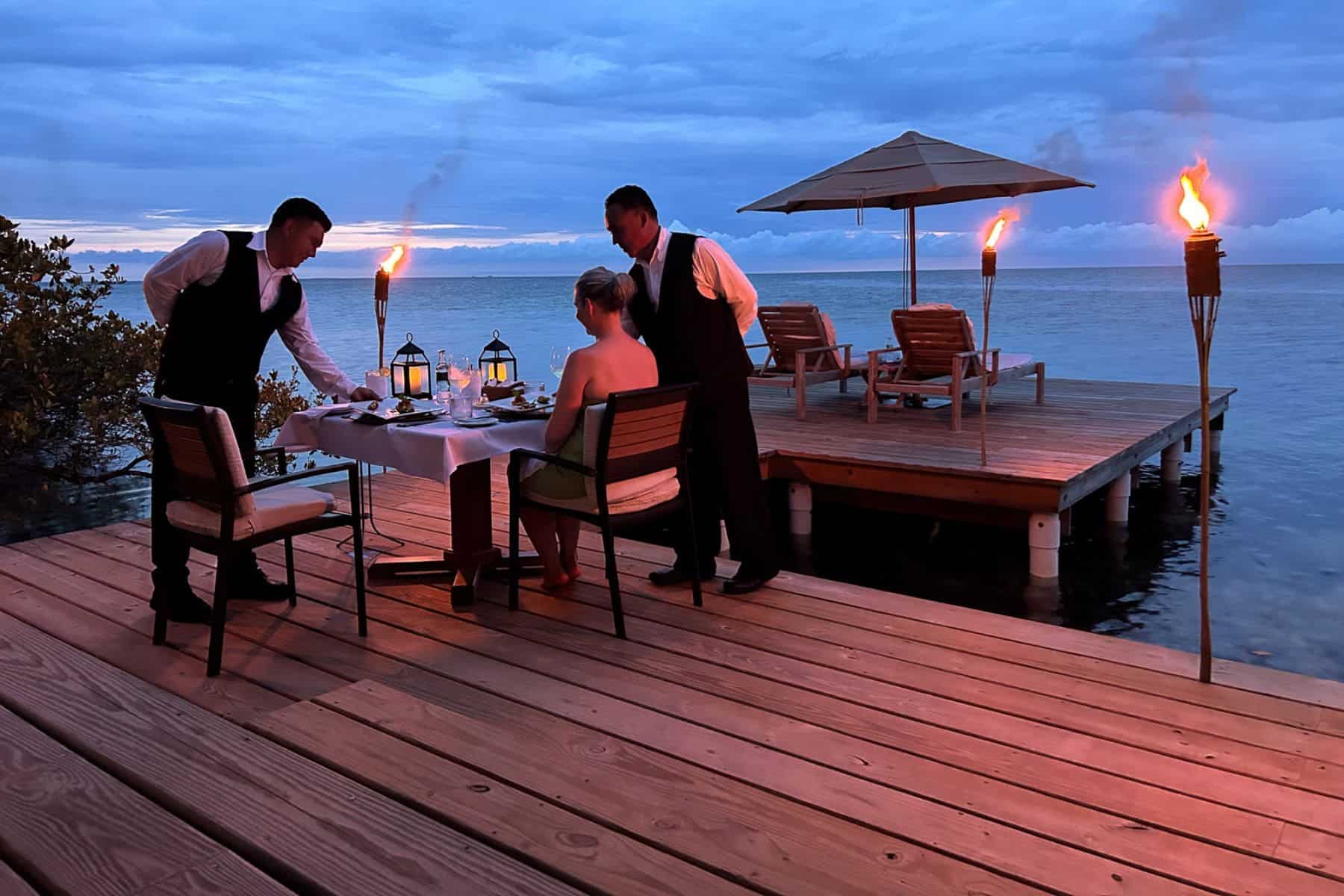 Cayo Espanto A Private Island Belize Dinner
