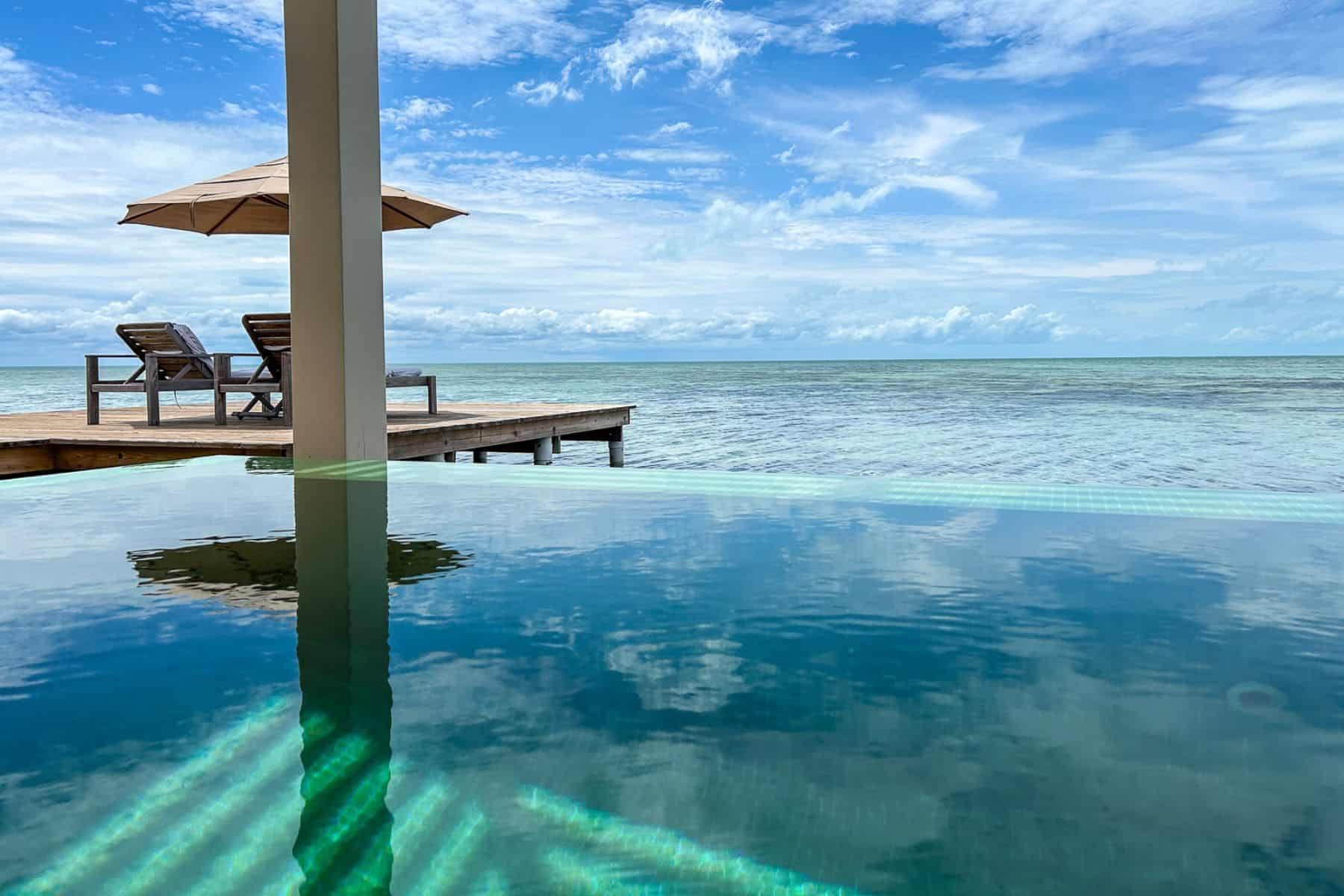 Cayo Espanto A Private Island Belize Infinity Pool