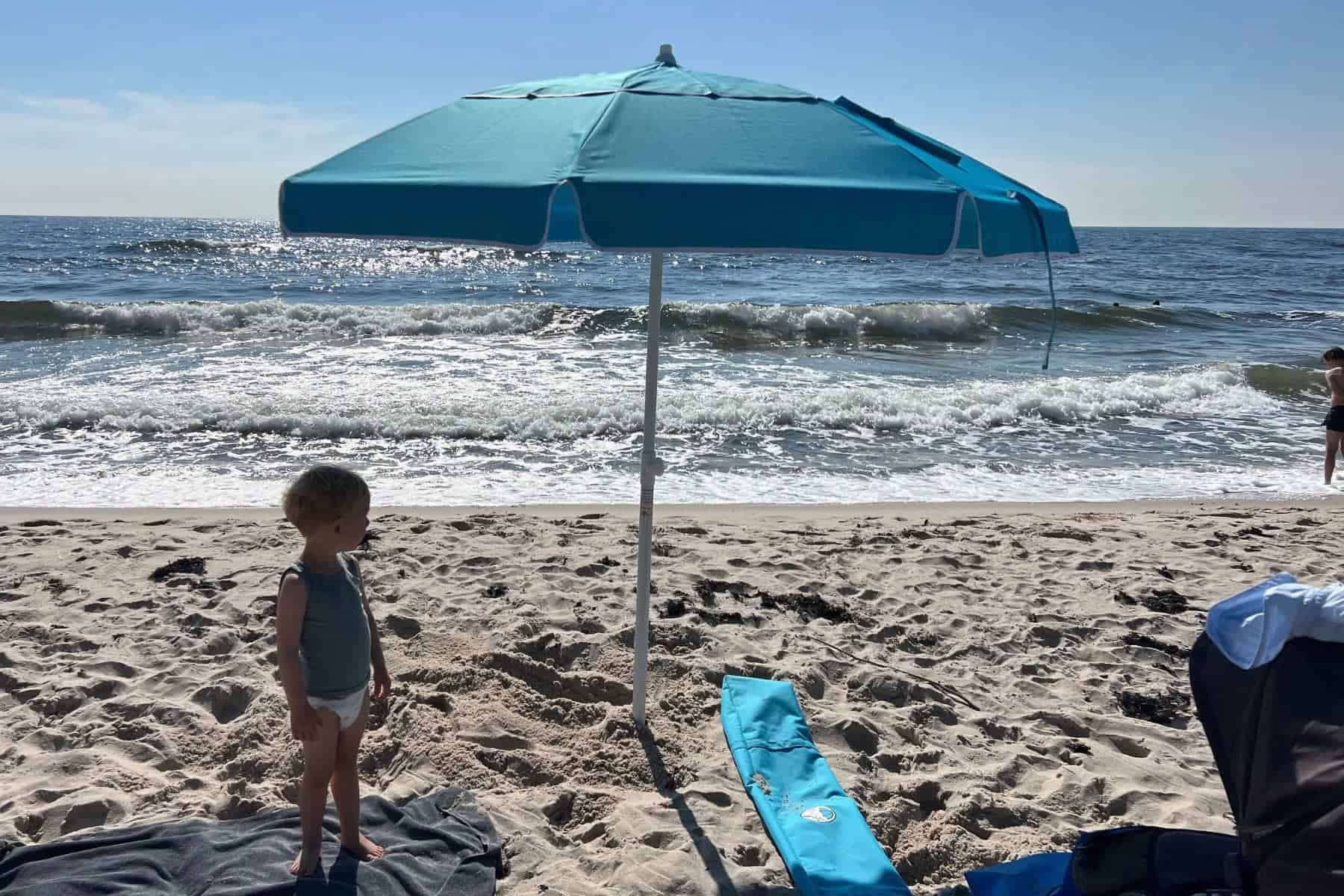 Dig Git Beach Umbrella Child At Beach
