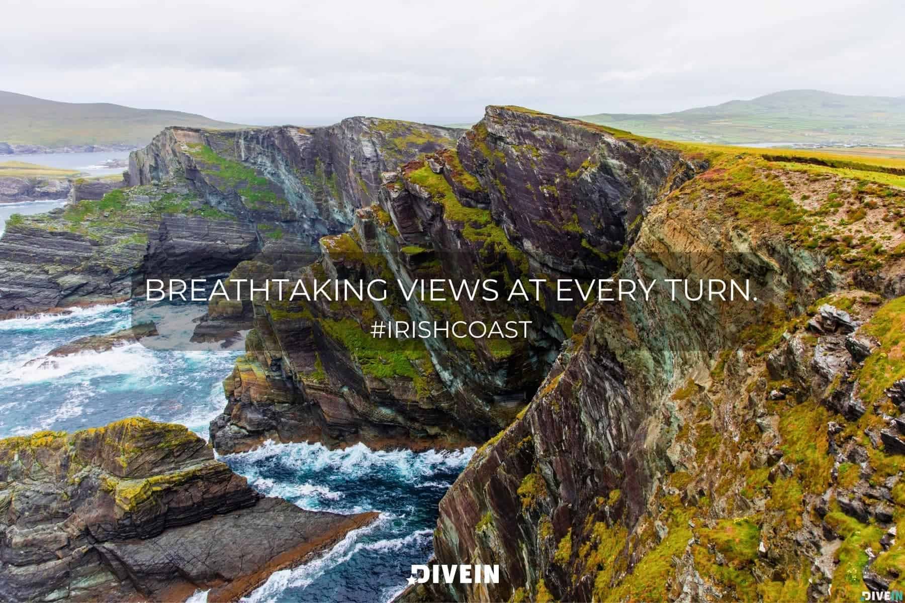 vacation captions for ireland. breathtaking views at every turn.