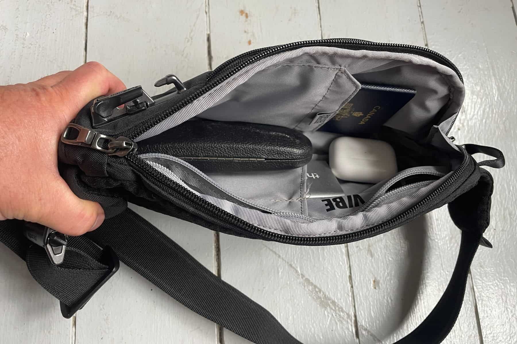 Pacsafe Vibe 150 Crossbody Sling Safe Pocket