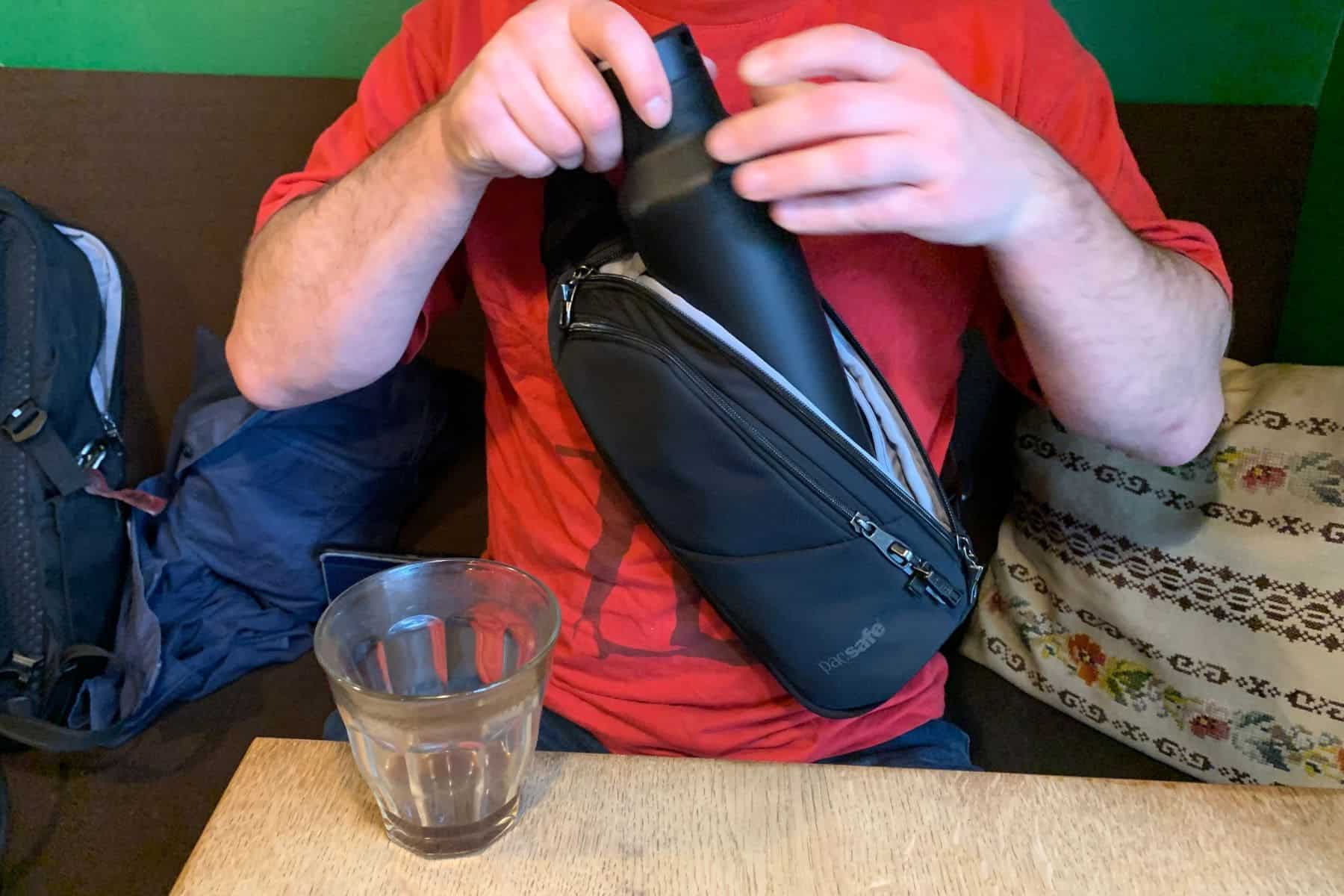 Pacsafe Vibe 150 Crossbody Sling Tumbler